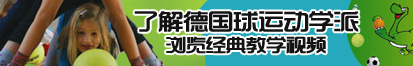 日你精逼了解德国球运动学派，浏览经典教学视频。